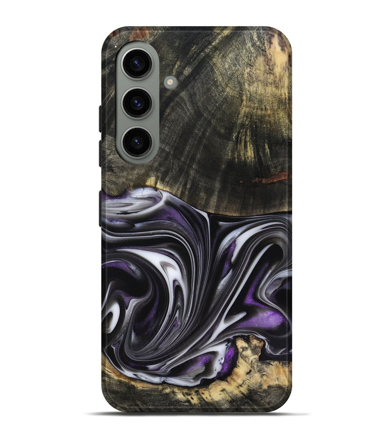 Galaxy S24 Plus Wood Live Edge Phone Case - Axl (Purple, 817470)
