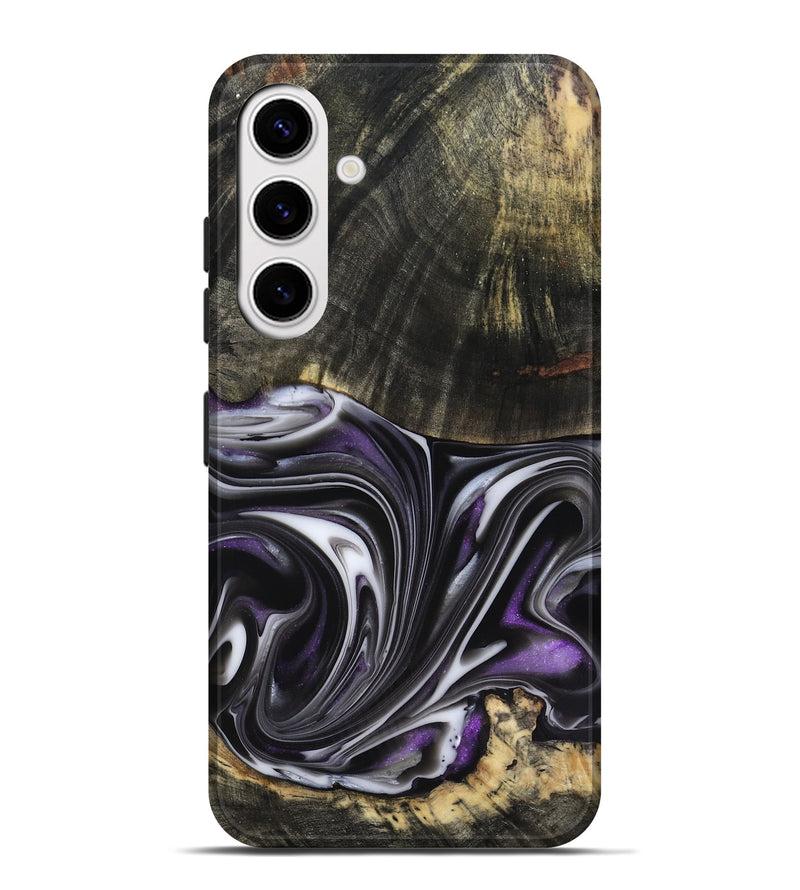 Galaxy S25 Plus Wood Live Edge Phone Case - Axl (Purple, 817470)