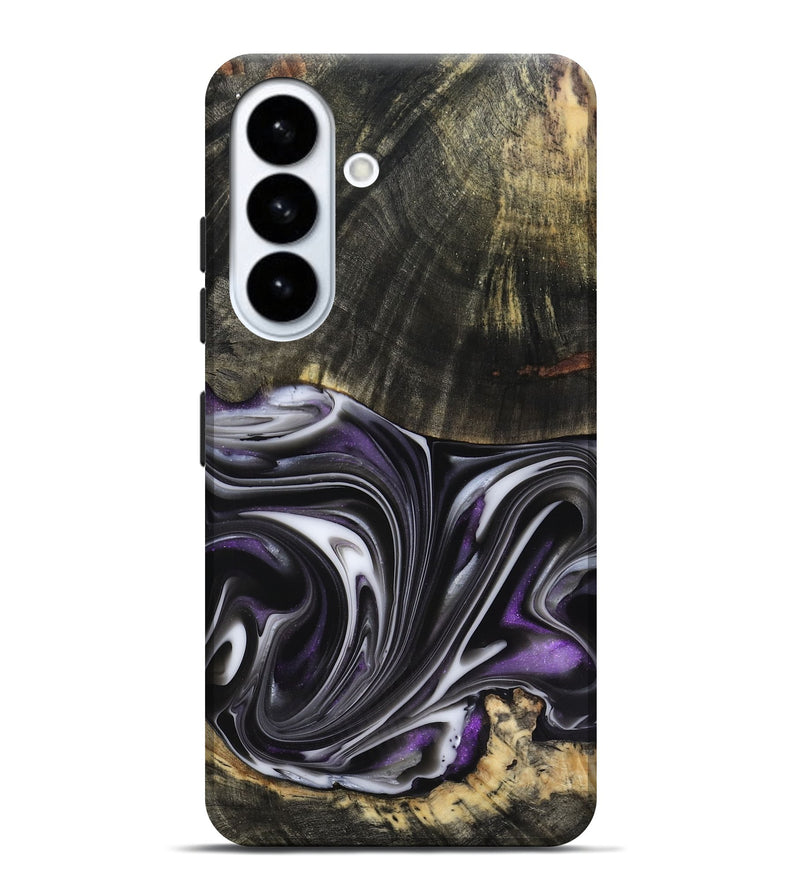 Galaxy S26 Plus Wood Live Edge Phone Case - Axl (Purple, 817470)
