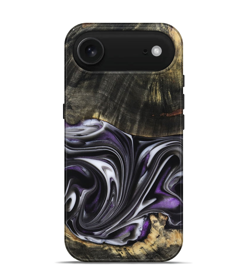 iPhone 17 Air Wood Live Edge Phone Case - Axl (Purple, 817470)