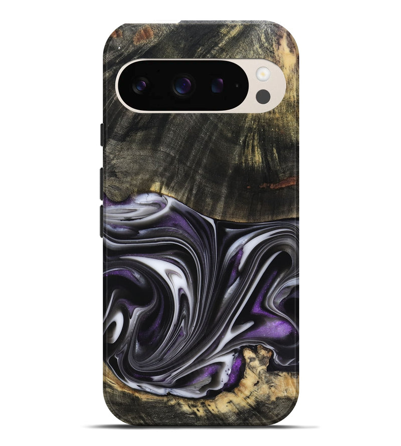Pixel 9 Pro XL Wood Live Edge Phone Case - Axl (Purple, 817470)