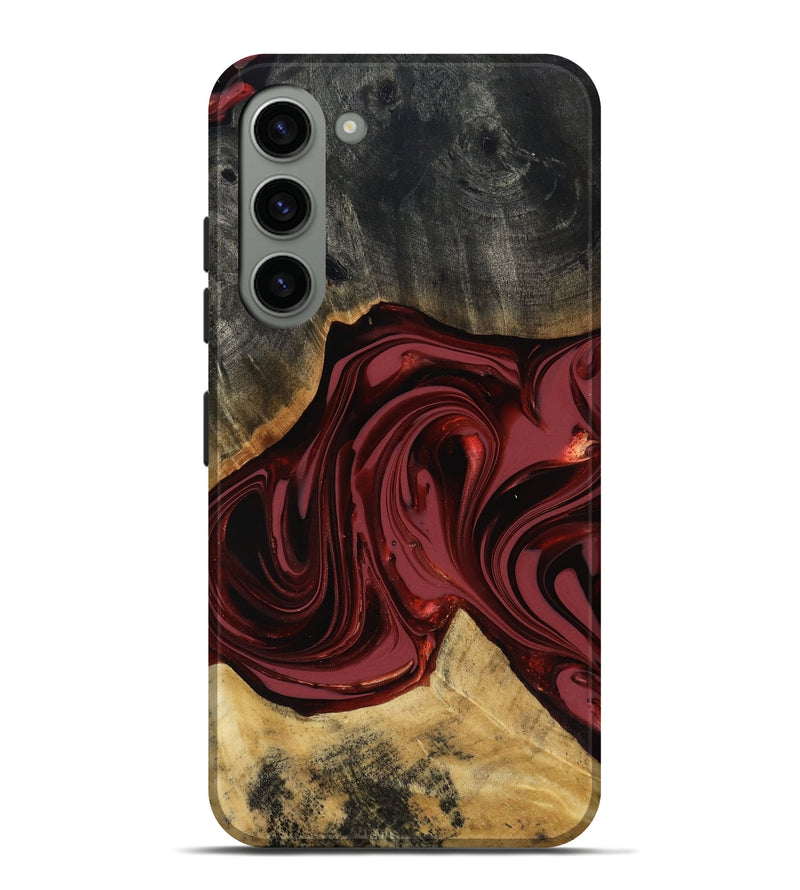 Galaxy S23 Plus Wood Live Edge Phone Case - Besse (Red, 817471)