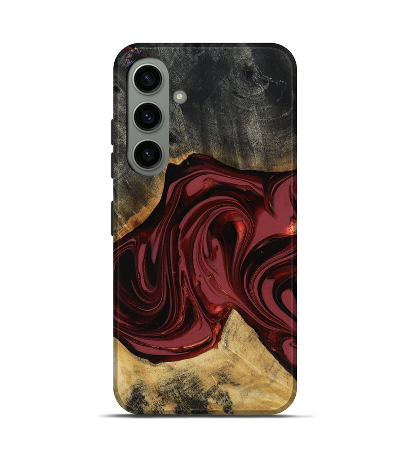 Galaxy S24 Wood Live Edge Phone Case - Besse (Red, 817471)