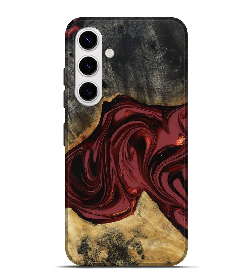 Galaxy S25 Plus Wood Live Edge Phone Case - Besse (Red, 817471)