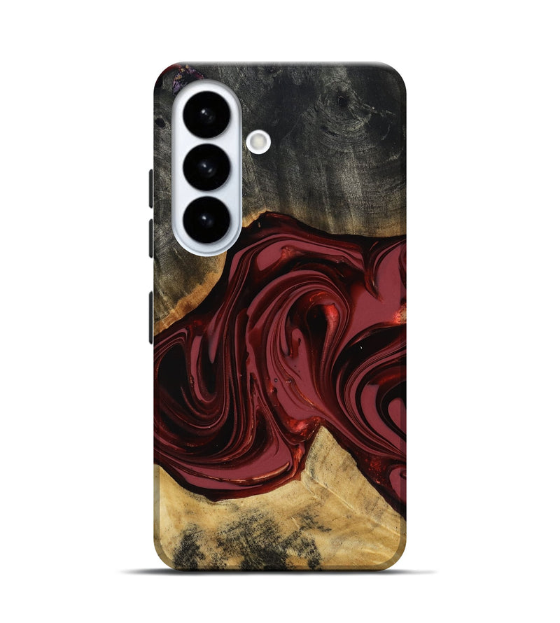 Galaxy S26 Wood Live Edge Phone Case - Besse (Red, 817471)