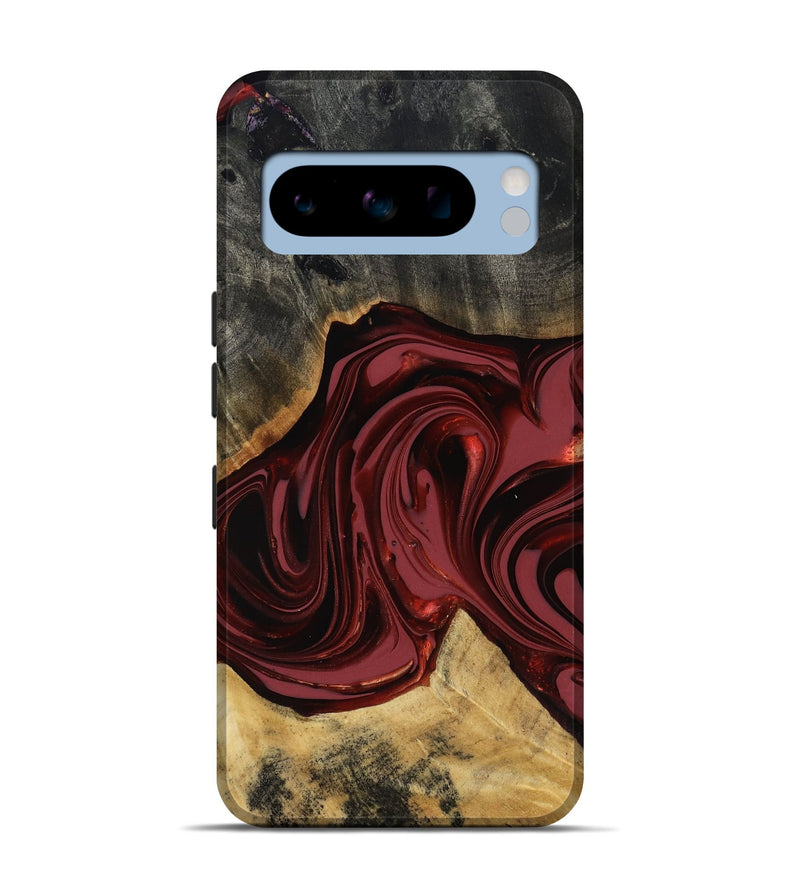 Pixel 8 Pro Wood Live Edge Phone Case - Besse (Red, 817471)