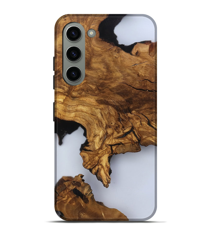 Galaxy S23 Plus Wood Live Edge Phone Case - Amelia (Clear, 817473)
