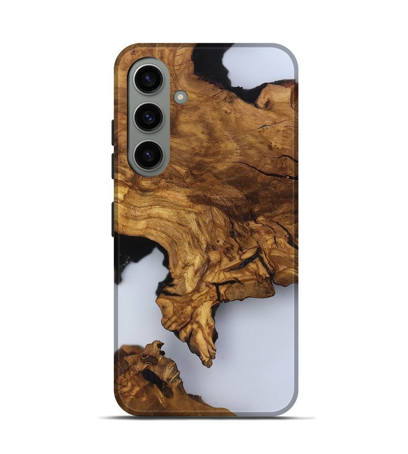 Galaxy S24 Wood Live Edge Phone Case - Amelia (Clear, 817473)