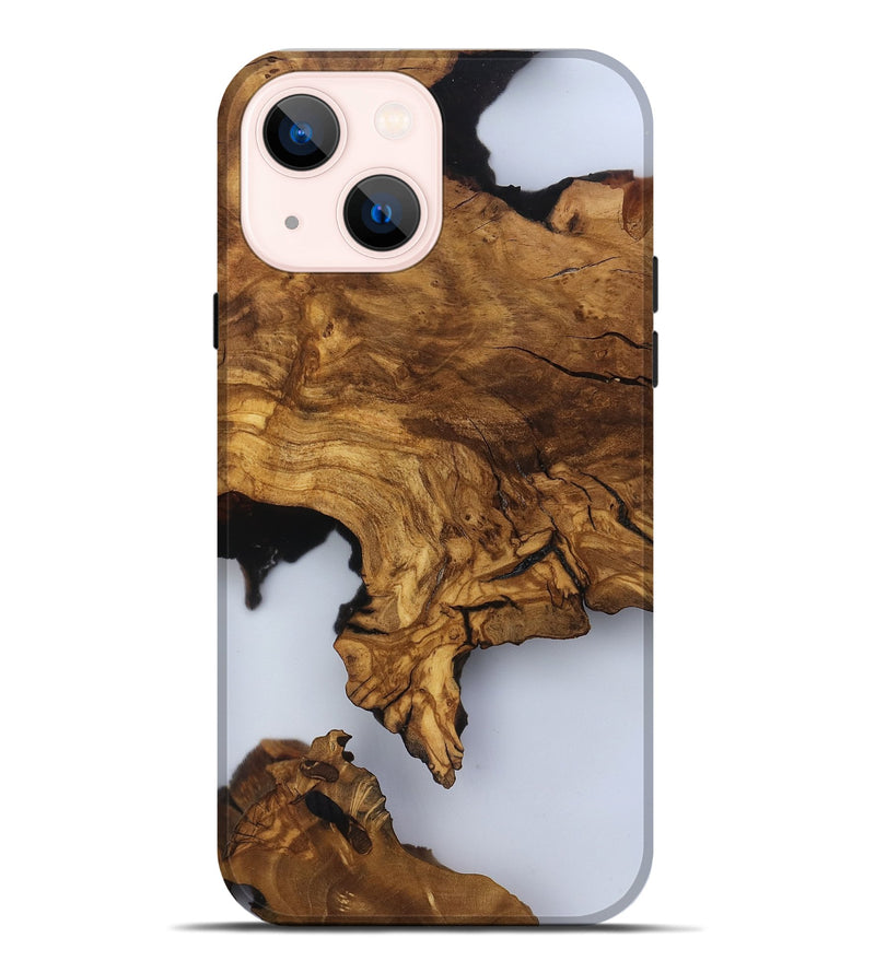 iPhone 14 Plus Wood Live Edge Phone Case - Amelia (Clear, 817473)