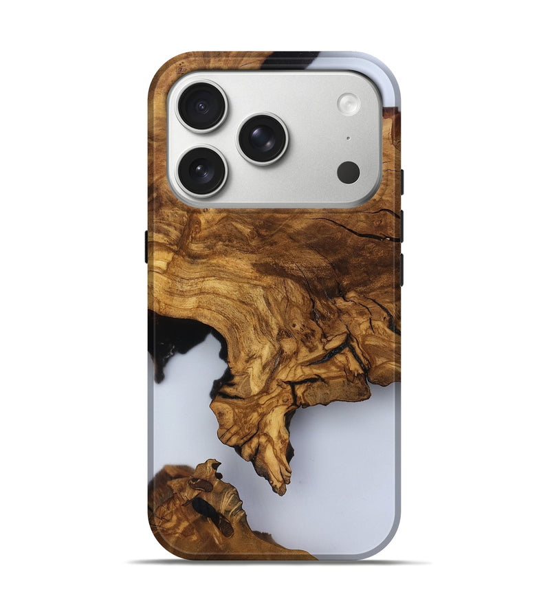 iPhone 17 Pro Wood Live Edge Phone Case - Amelia (Clear, 817473)