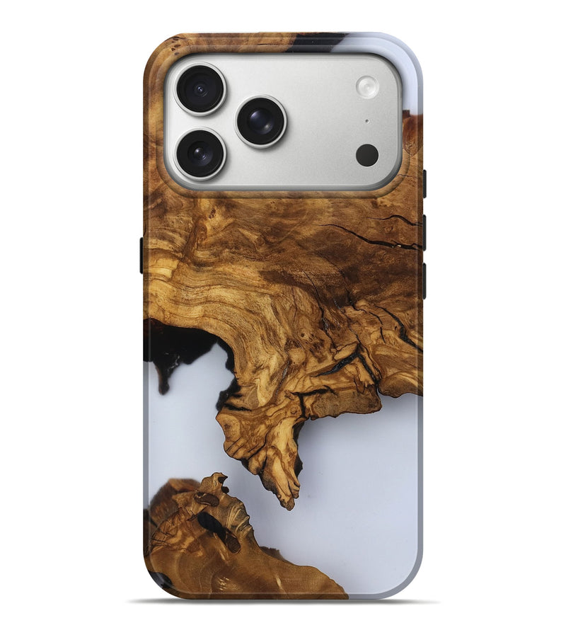 iPhone 17 Pro Max Wood Live Edge Phone Case - Amelia (Clear, 817473)