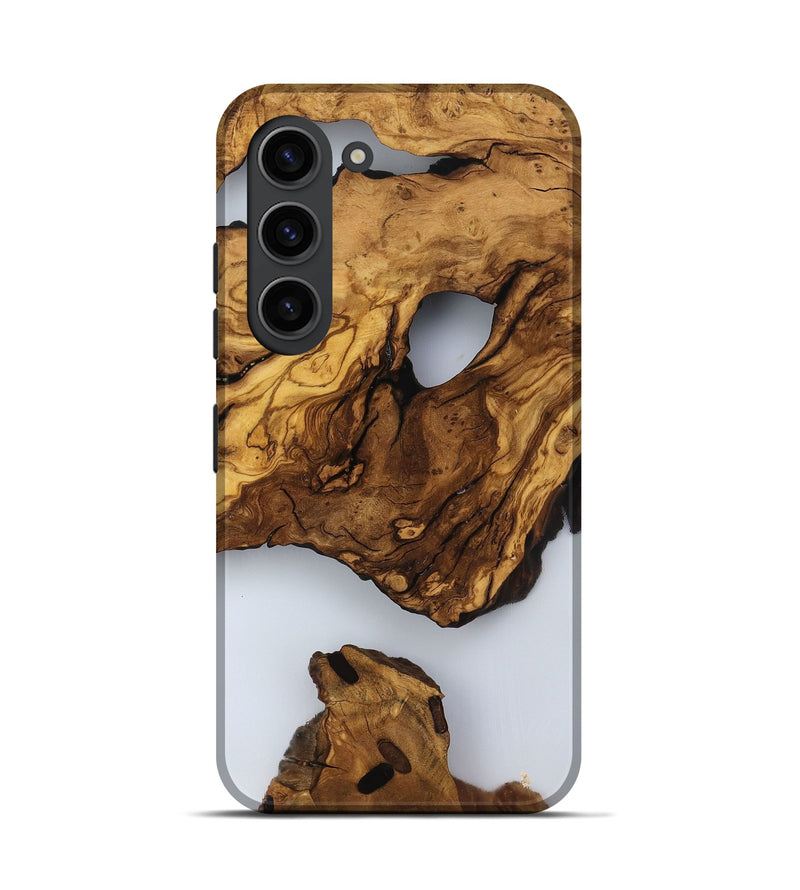 Galaxy S23 Wood Live Edge Phone Case - Jaylee (Clear, 817476)