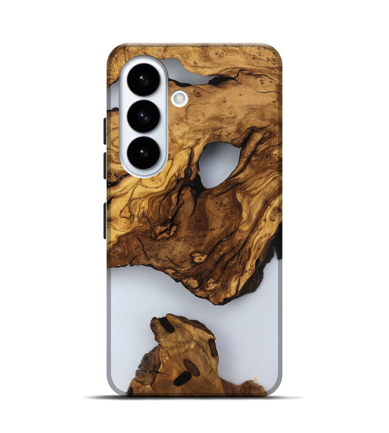 Galaxy S26 Wood Live Edge Phone Case - Jaylee (Clear, 817476)