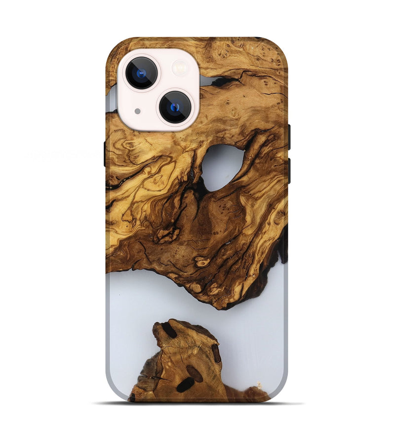 iPhone 13 Wood Live Edge Phone Case - Jaylee (Clear, 817476)