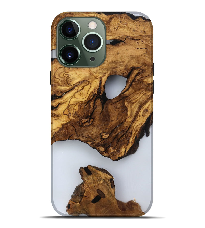 iPhone 13 Pro Max Wood Live Edge Phone Case - Jaylee (Clear, 817476)
