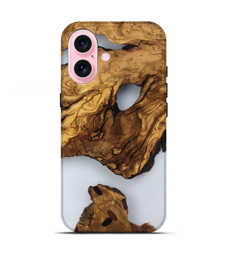 iPhone 17 Wood Live Edge Phone Case - Jaylee (Clear, 817476)