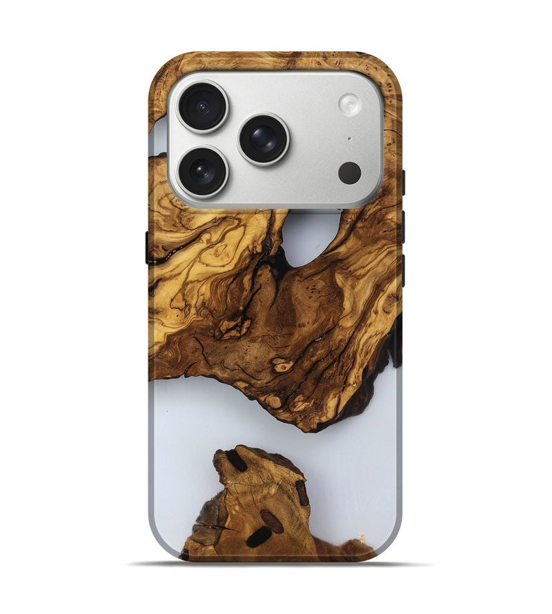 iPhone 17 Pro Wood Live Edge Phone Case - Jaylee (Clear, 817476)