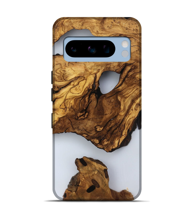 Pixel 8 Pro Wood Live Edge Phone Case - Jaylee (Clear, 817476)