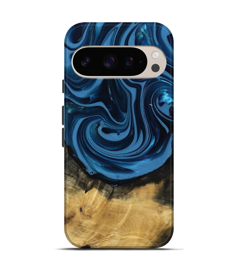 Pixel 10 Wood Live Edge Phone Case - Susanne (Blue, 817477)