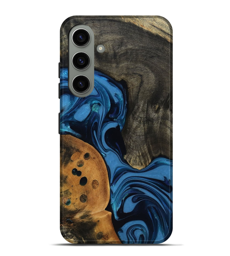 Galaxy S24 Plus Wood Live Edge Phone Case - Gatlin (Blue, 817478)