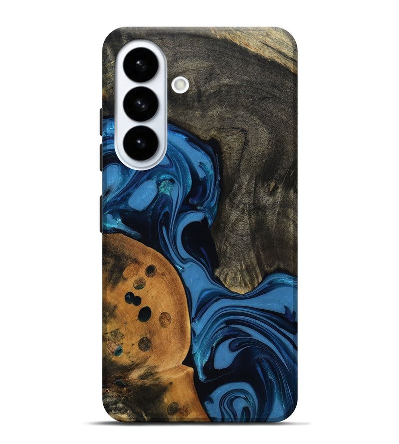 Galaxy S26 Plus Wood Live Edge Phone Case - Gatlin (Blue, 817478)