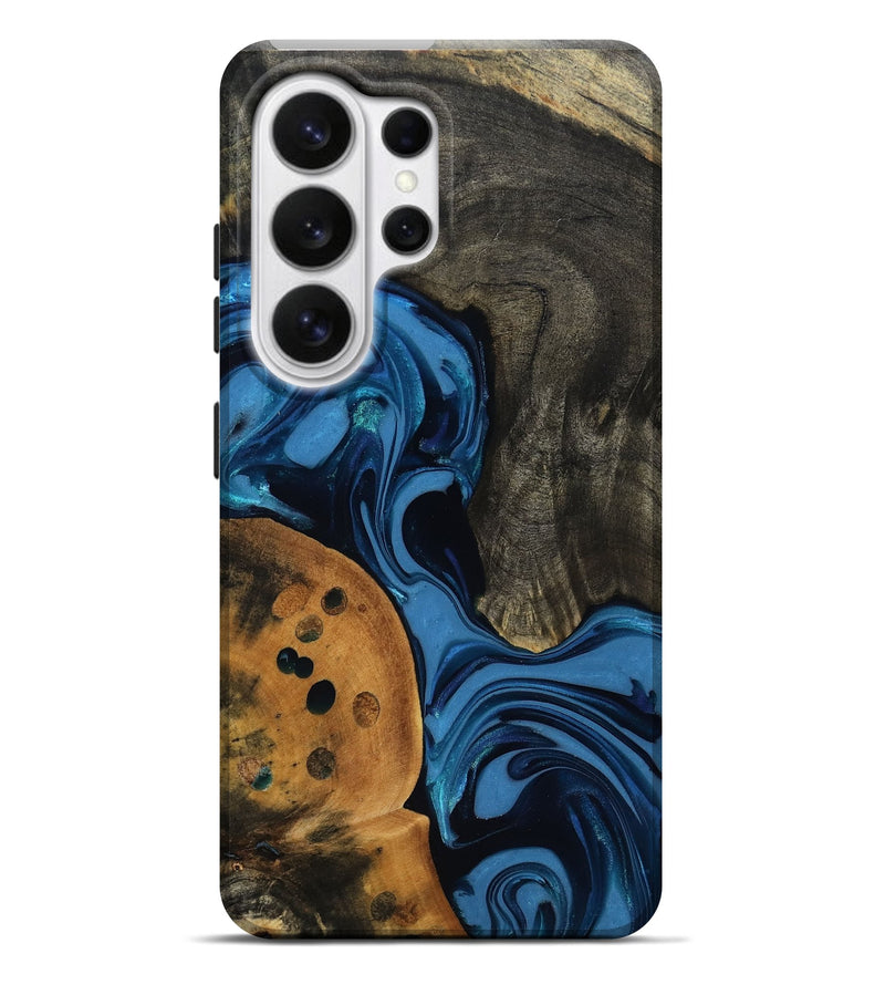 Galaxy S26 Ultra Wood Live Edge Phone Case - Gatlin (Blue, 817478)