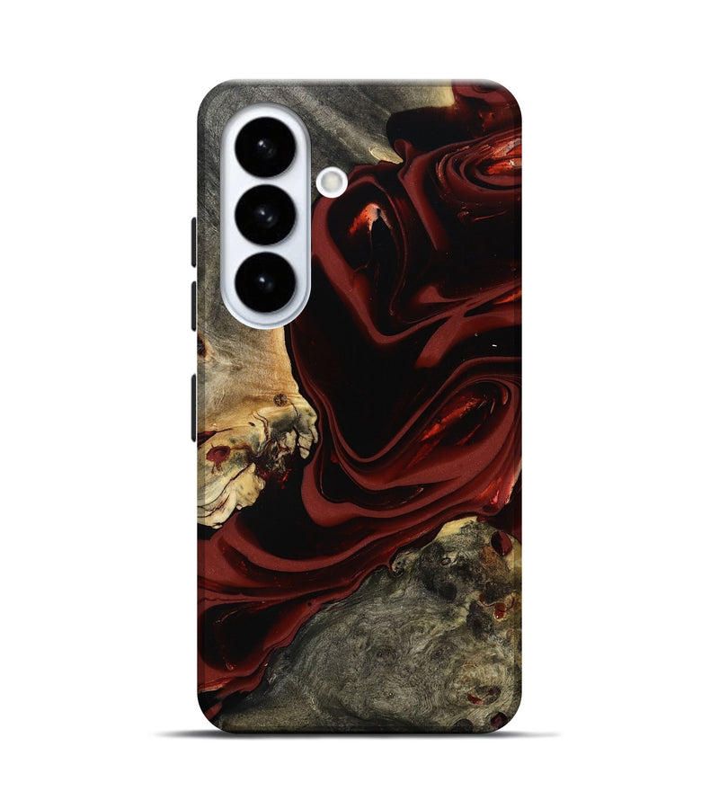 Galaxy S26 Wood Live Edge Phone Case - Coy (Red, 817485)