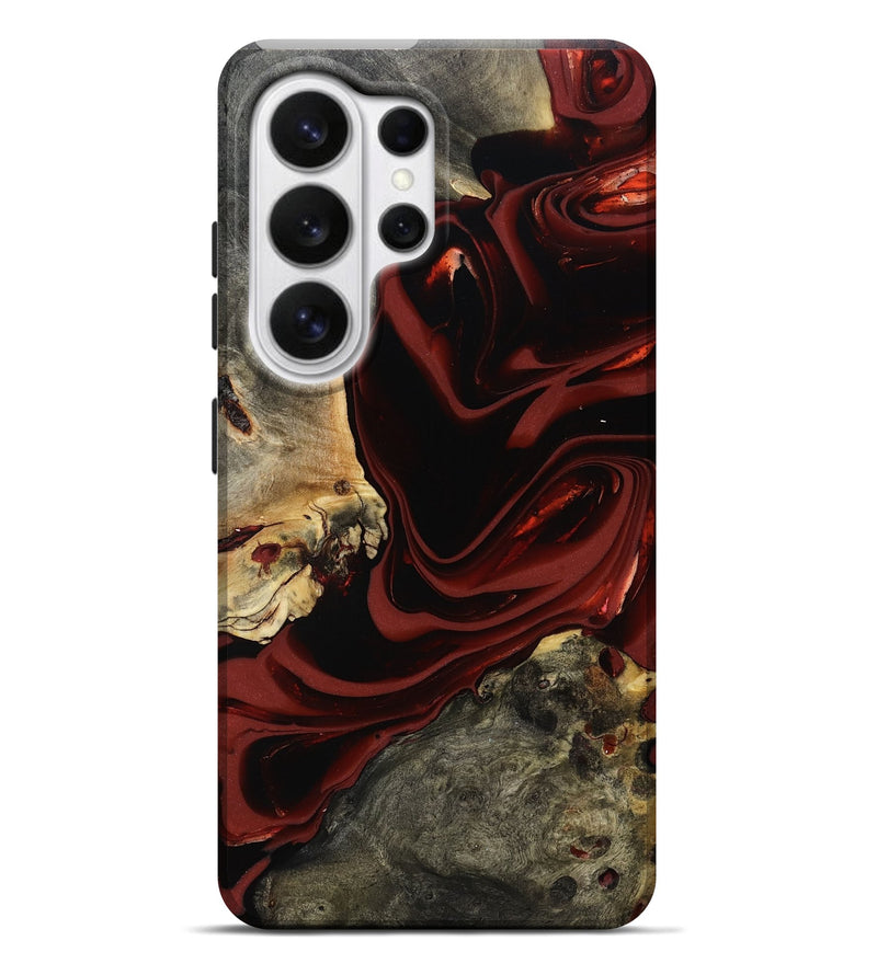 Galaxy S26 Ultra Wood Live Edge Phone Case - Coy (Red, 817485)