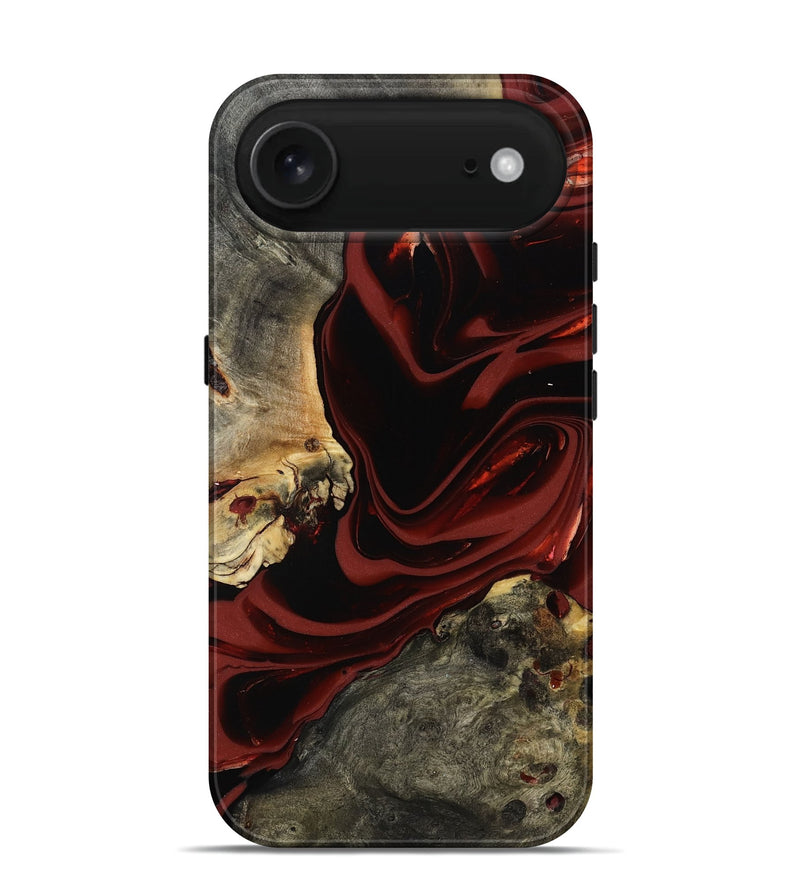 iPhone 17 Air Wood Live Edge Phone Case - Coy (Red, 817485)
