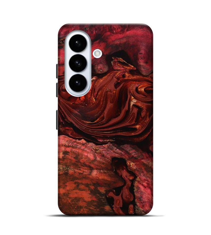 Galaxy S26 Wood Live Edge Phone Case - Taft (Red, 817487)