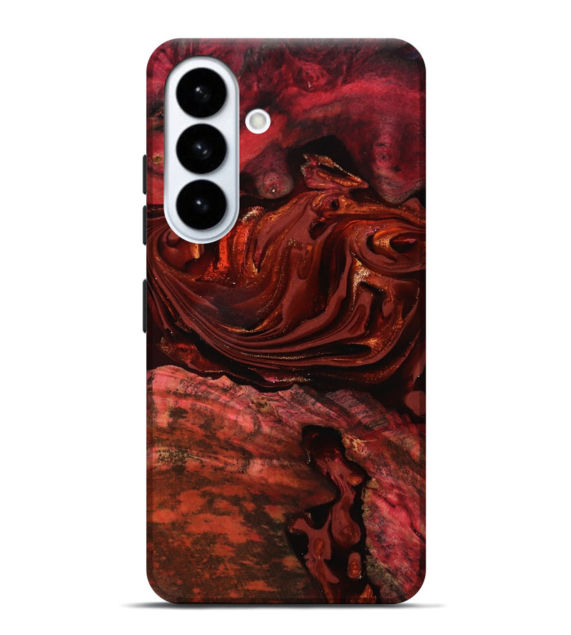 Galaxy S26 Plus Wood Live Edge Phone Case - Taft (Red, 817487)