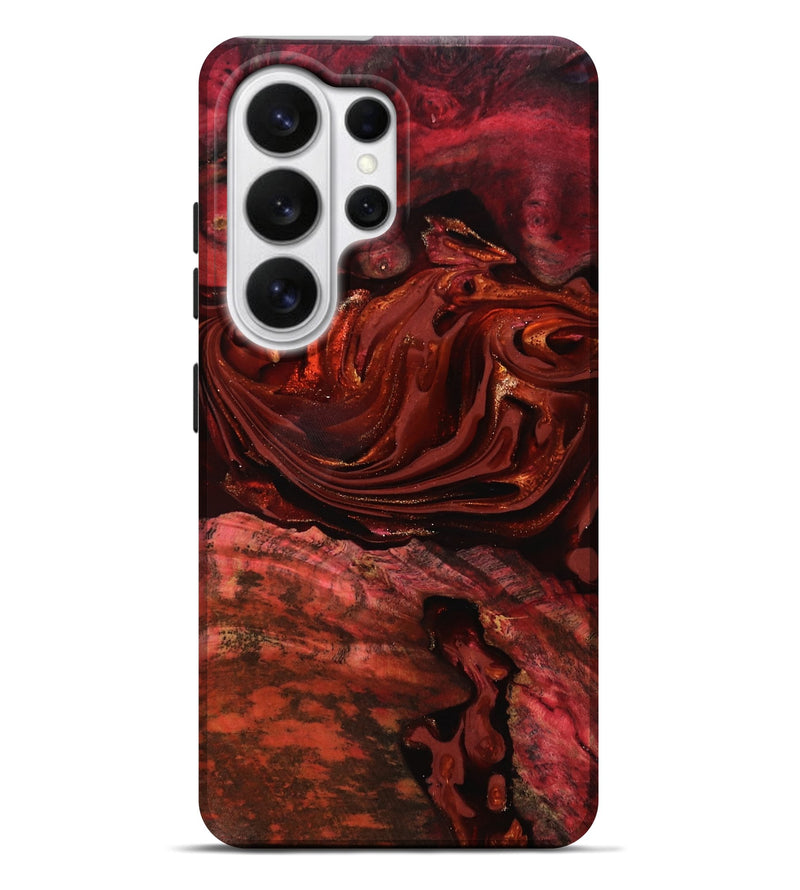 Galaxy S26 Ultra Wood Live Edge Phone Case - Taft (Red, 817487)
