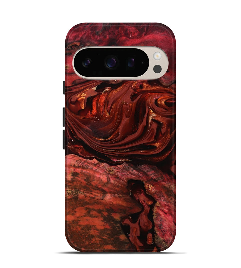 Pixel 10 Wood Live Edge Phone Case - Taft (Red, 817487)
