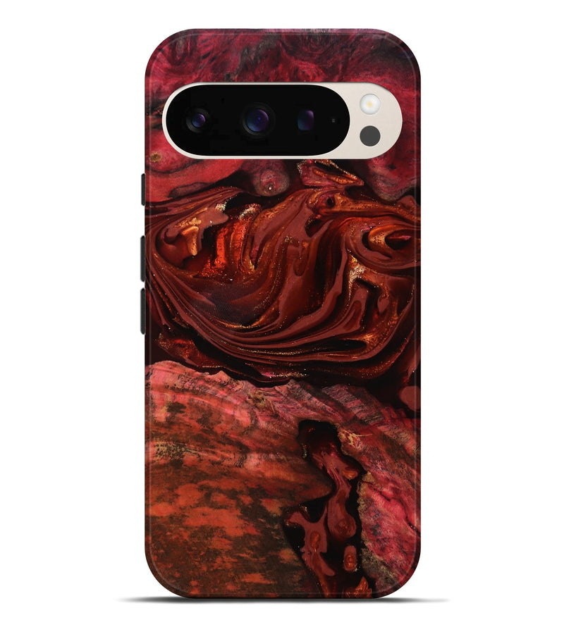 Pixel 10 Pro XL Wood Live Edge Phone Case - Taft (Red, 817487)