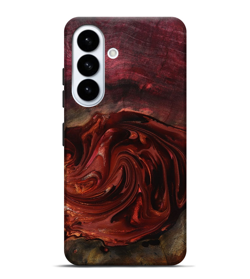 Galaxy S26 Plus Wood Live Edge Phone Case - Aurelio (Red, 817488)