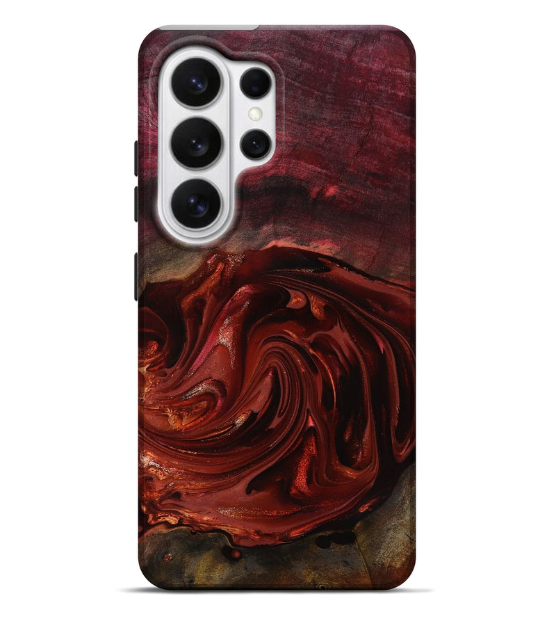 Galaxy S26 Ultra Wood Live Edge Phone Case - Aurelio (Red, 817488)