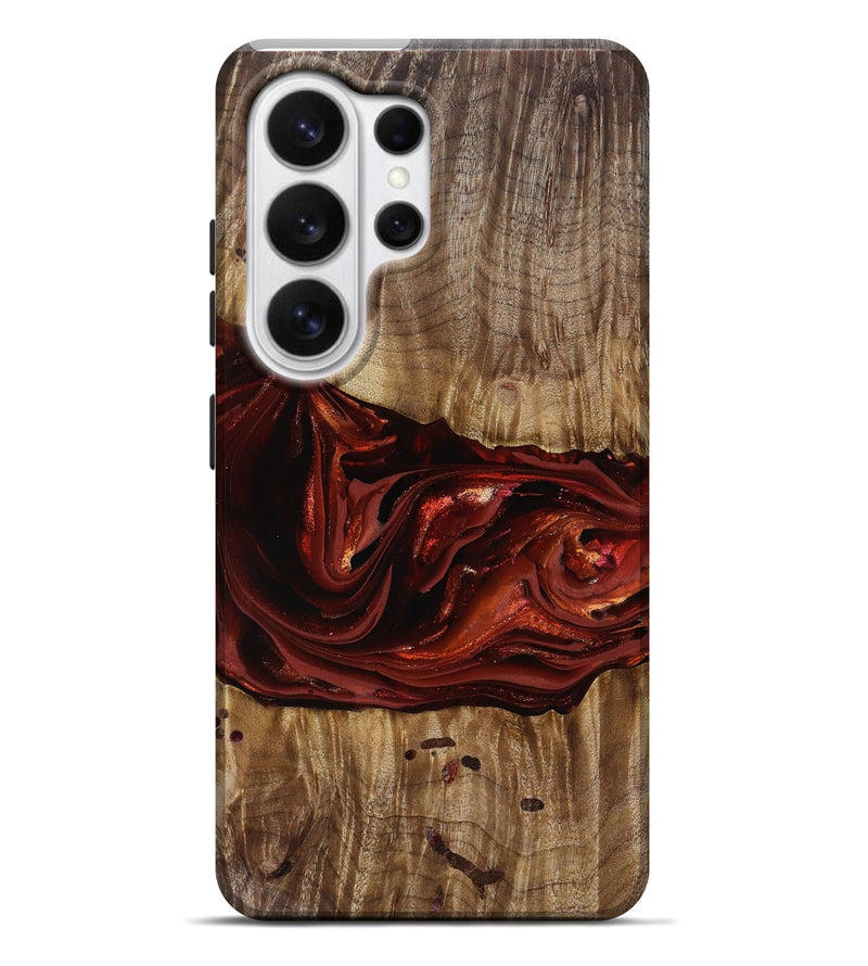 Galaxy S26 Ultra Wood Live Edge Phone Case - Katrina (Red, 817489)