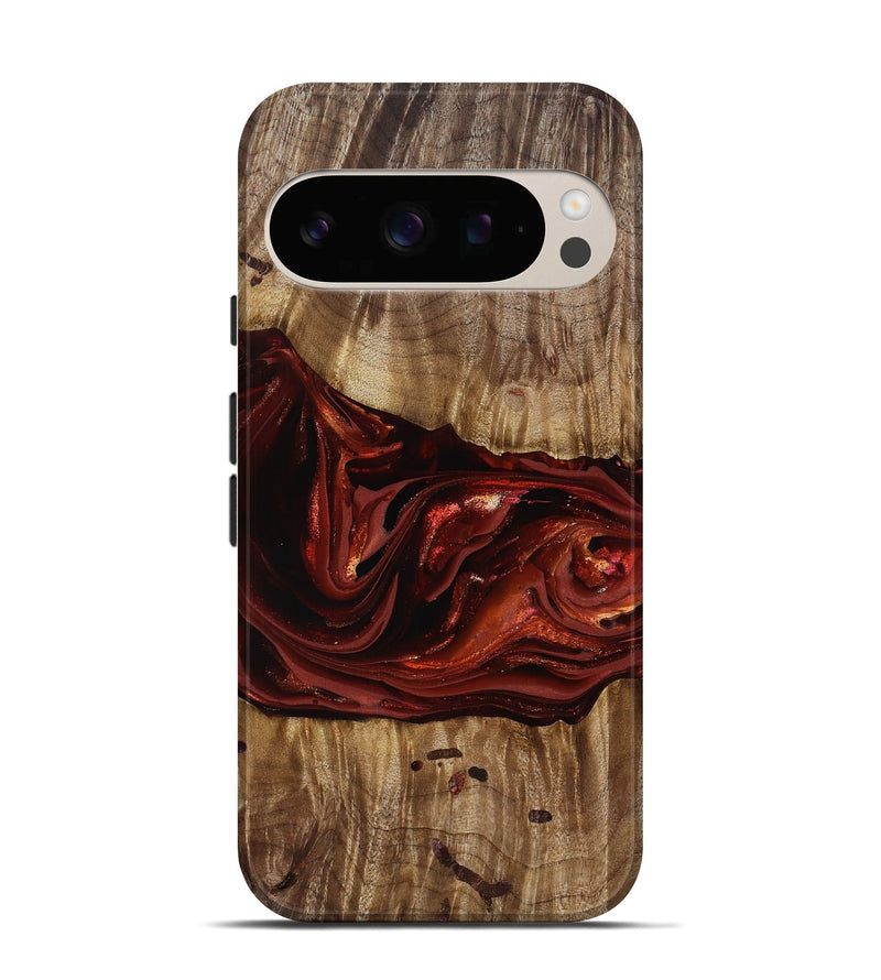 Pixel 10 Wood Live Edge Phone Case - Katrina (Red, 817489)
