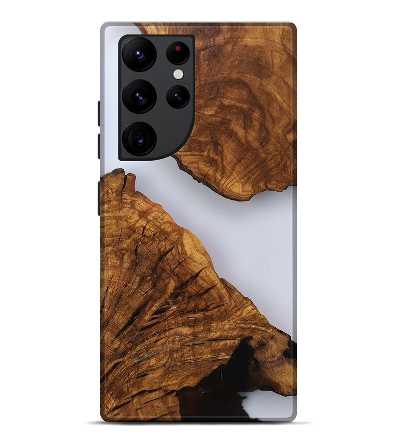 Galaxy S22 Ultra Wood Live Edge Phone Case - Hal (Clear, 817492)