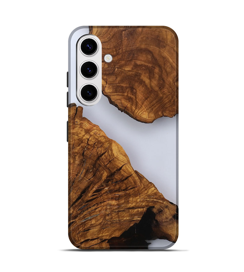 Galaxy S25 Wood Live Edge Phone Case - Hal (Clear, 817492)