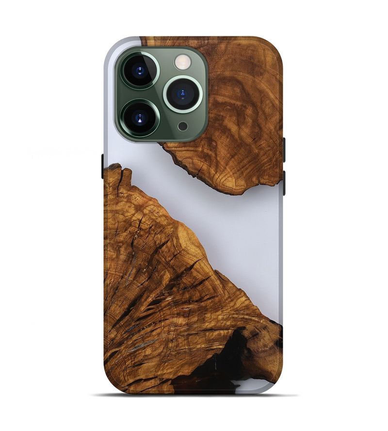 iPhone 13 Pro Wood Live Edge Phone Case - Hal (Clear, 817492)