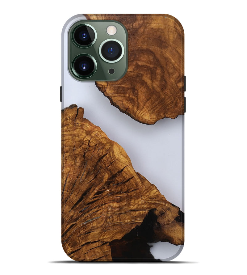 iPhone 13 Pro Max Wood Live Edge Phone Case - Hal (Clear, 817492)