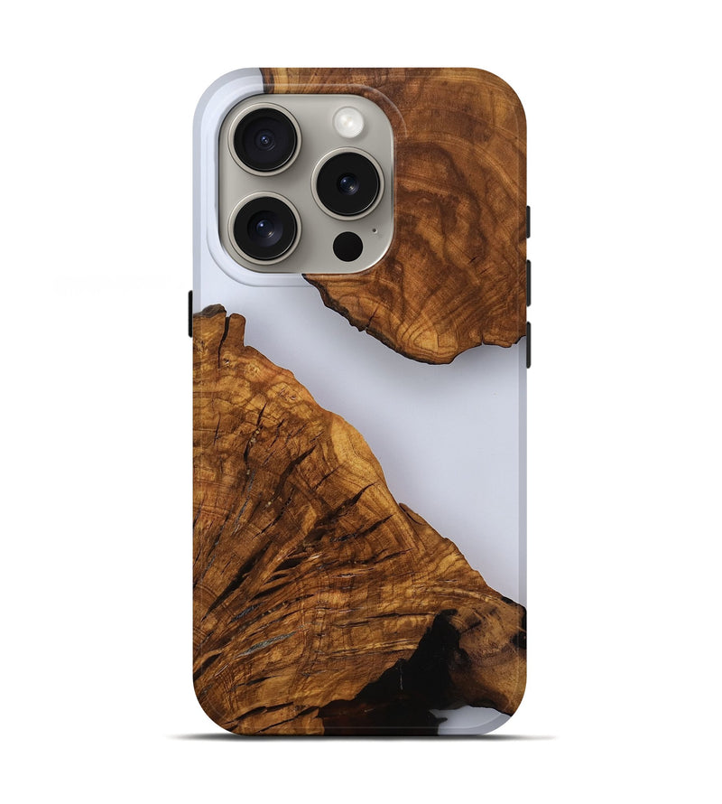 iPhone 16 Pro Wood Live Edge Phone Case - Hal (Clear, 817492)