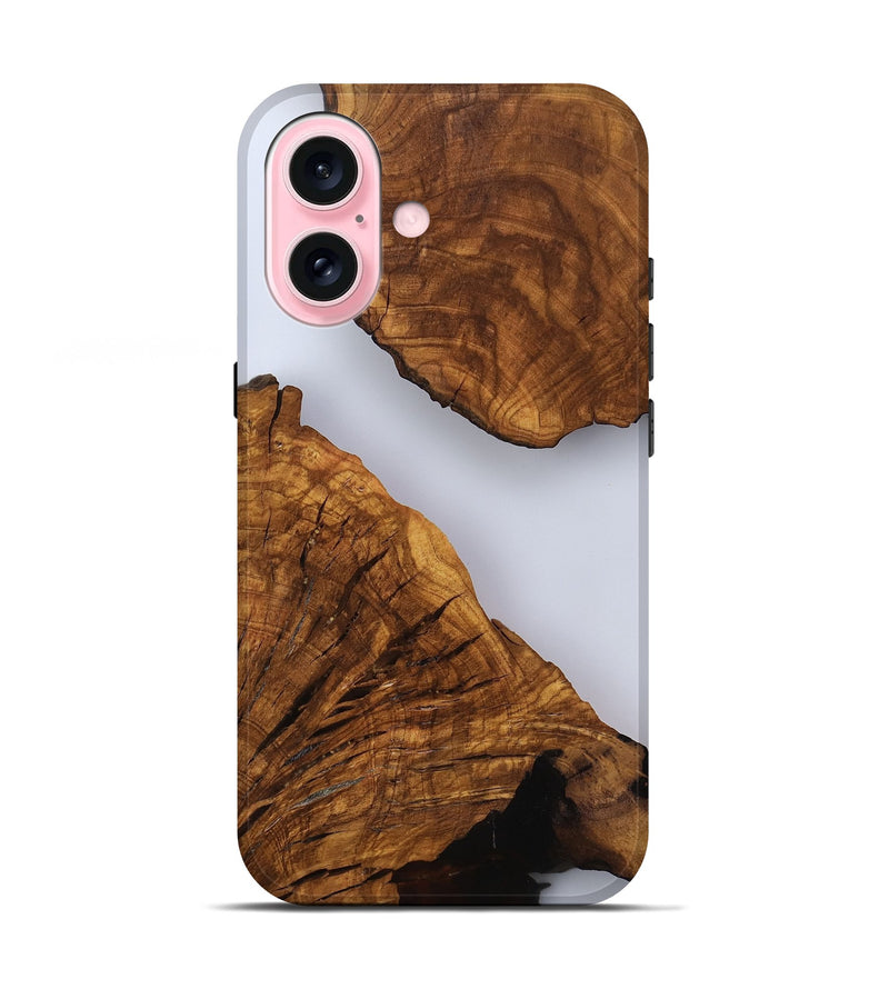 iPhone 17 Wood Live Edge Phone Case - Hal (Clear, 817492)