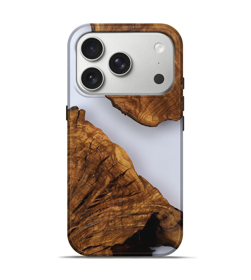 iPhone 17 Pro Wood Live Edge Phone Case - Hal (Clear, 817492)
