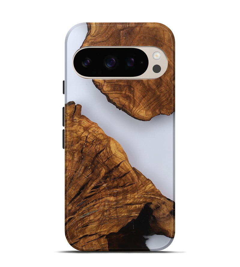 Pixel 10 Pro Wood Live Edge Phone Case - Hal (Clear, 817492)