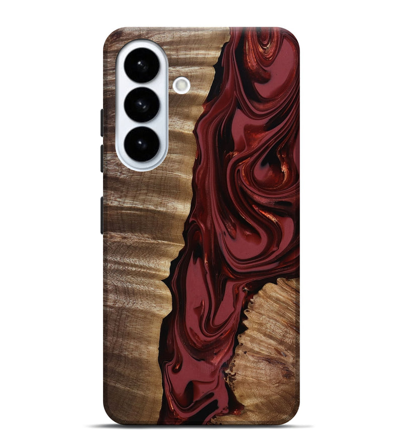 Galaxy S26 Plus Wood Live Edge Phone Case - Macey (Red, 817494)