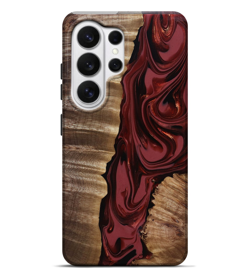 Galaxy S26 Ultra Wood Live Edge Phone Case - Macey (Red, 817494)