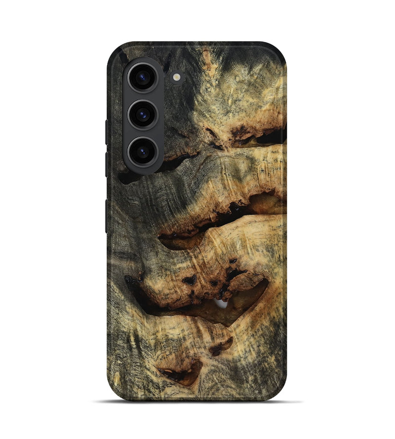 Galaxy S23 Wood Live Edge Phone Case - Collins (Clear, 817495)