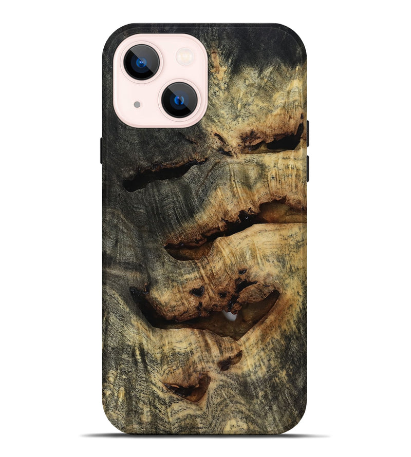 iPhone 14 Plus Wood Live Edge Phone Case - Collins (Clear, 817495)